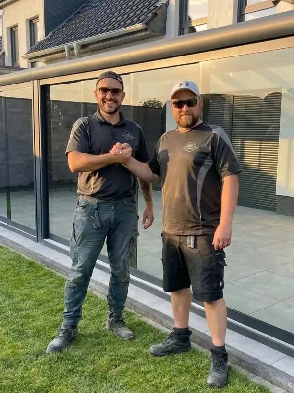 Waldemar und Viktor Schreiner, Inhaber der Schreiner Handwerk GbR